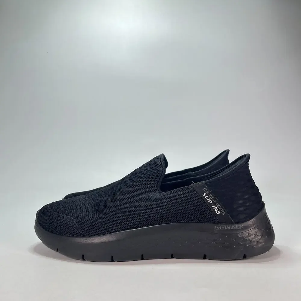 Skechers GO WALK Flex No Hand Black Casual Walking Shoes 216491WW Mens Size 10.5